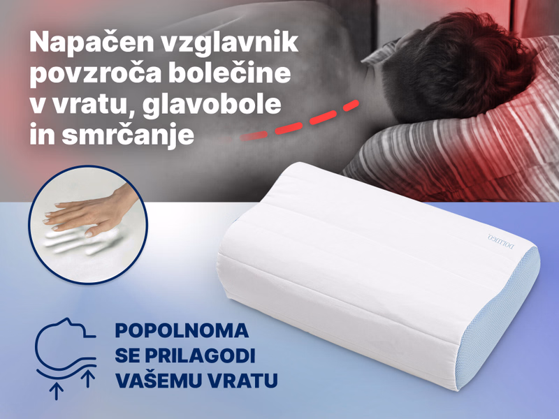 DORMEO 3-SLOJNI ANATOMSKI VZGLAVNIK MEMOSAN – slika 6