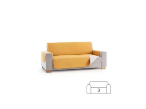 DVOSTRANSKO PREGRINJALO ZA KAVČ – TROSED 160×200 cm RUMENA / SLONOKOŠČENA EU KVALILTETA