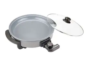 EELEKTRIČNI PEKAČ, PREMERA 40 CM, VIŠINA 9 CM, KERAMIČNA PREVLEKA PROTI PRIJEMANJU, 1500W