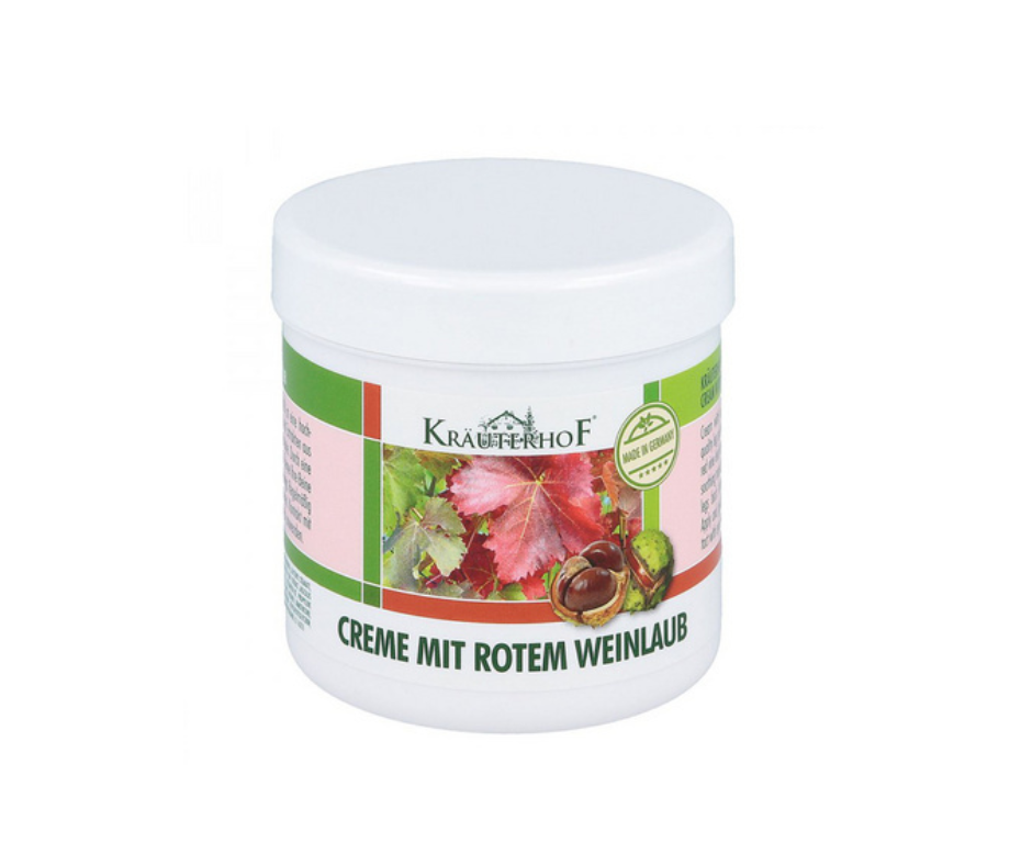 KREMA RDEČE VINSKI LISTJA IN VINSKI KOSTANJ, KRAUTERHOF, 250ML – Dom | ŠTAJER TRADE TRGOVSKO-STORITVENO PODJETJE D.O.O.