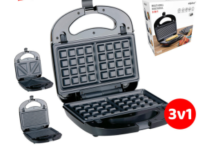 KONTAKTNI ŽAR/GRILL, 760W, 3x PLOŠČA, 24x23.8x8.6cm 3 dodajte podnaslov 9 1
